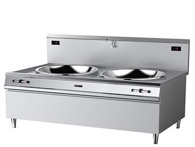 電磁雙頭大炒爐01